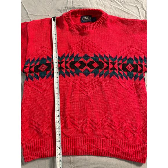 Vtg. Lake Harmony Rowing Club SZ XL Mens Red 100% Cotton Sweater - Picture 8 of 9